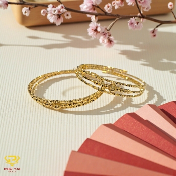 Lắc bi vàng ta (mã LB 1122)